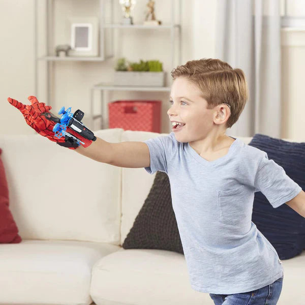 Luvas Infantis do Homem-Aranha com Lança Teias - Acessório de Fantasia