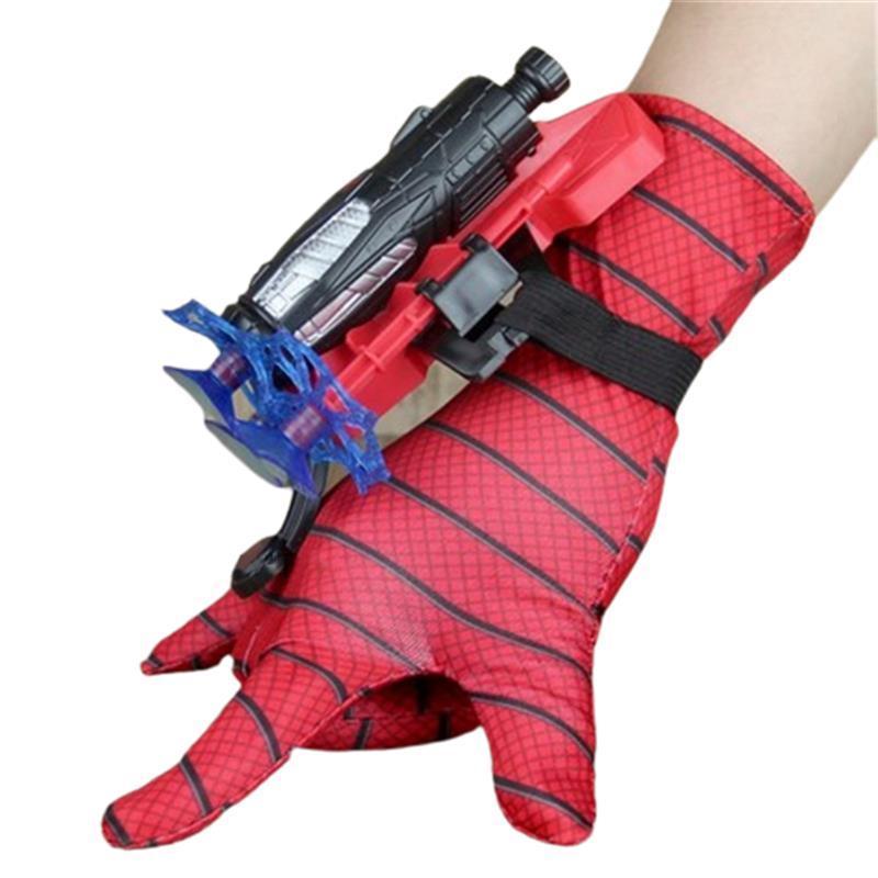 Luvas Infantis do Homem-Aranha com Lança Teias - Acessório de Fantasia