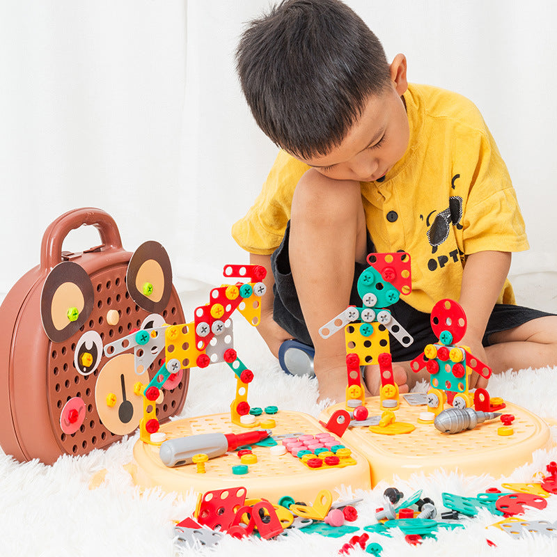 Maleta de Ferramentas Montessori para Crianças - Brinquedo Educativo