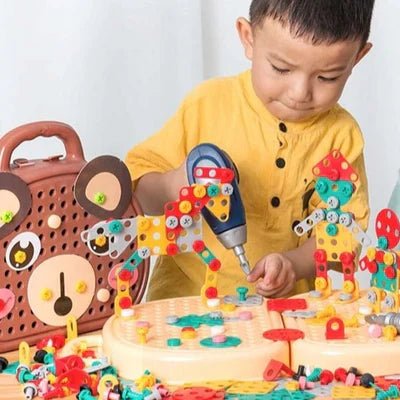 Maleta de Ferramentas Montessori para Crianças - Brinquedo Educativo