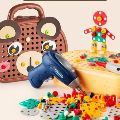 Maleta de Ferramentas Montessori para Crianças - Brinquedo Educativo