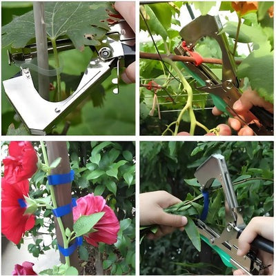 Máquina de Amarrar Plantas para Jardinagem - Ferramenta de Suporte para Cultivo