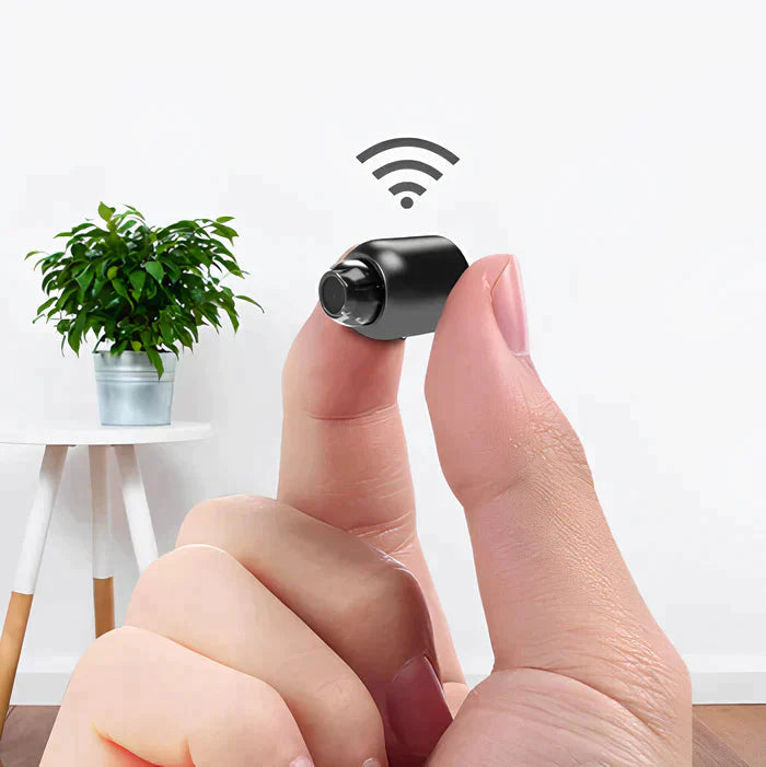 Micro Câmera Espiã WiFi 1080P HD com Visão Noturna - Câmera Secreta Compacta