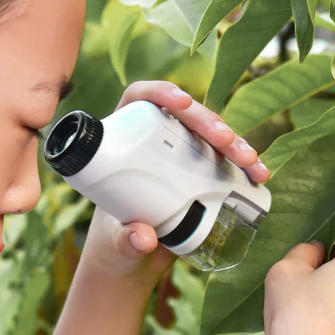 Microscópio Portátil Infantil de Mão - Ideal para Crianças