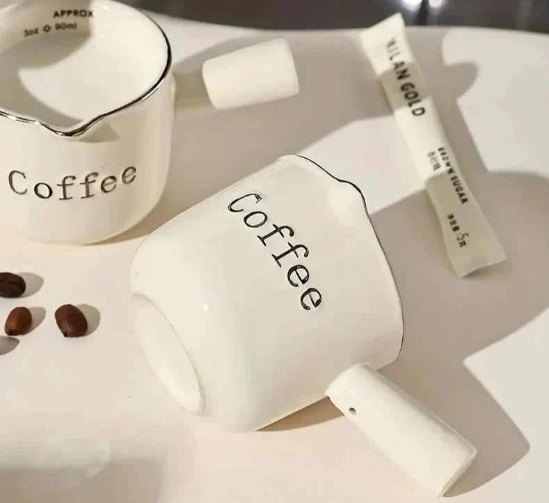 Mini Cremeira de Cerâmica - Capacidade de 90ml para Molhos e Condimentos