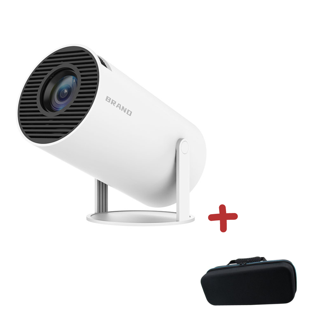 Mini Projetor Smart TV 4K - Projetor Portátil para Cinema em Casa