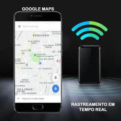 Mini Rastreador GPS com Localização em Tempo Real - Monitoramento de Veículos e Pessoas