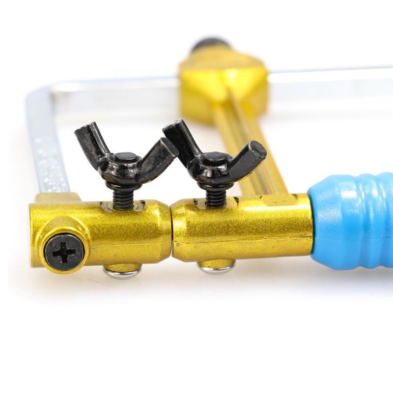 Mini Serra Elétrica para Cortes Finos com Arco - Ferramenta de Precisão para Trabalhos em Madeira