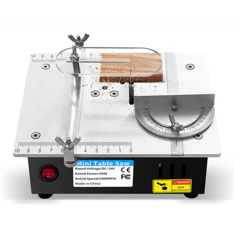 Mini Serra de Mesa Elétrica Multifuncional TurboCut - Cortes Precisos e Versáteis