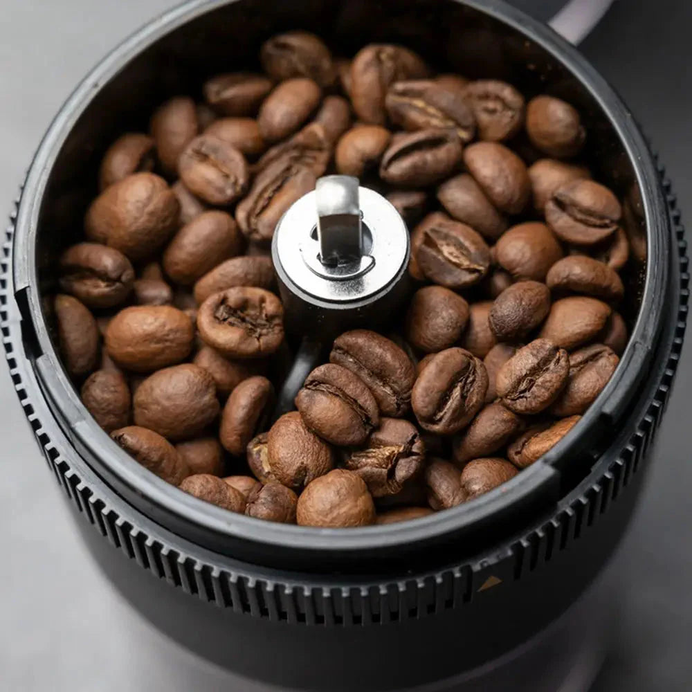 Moedor de Café Elétrico Portátil Recarregável com Lâminas de Aço Inoxidável