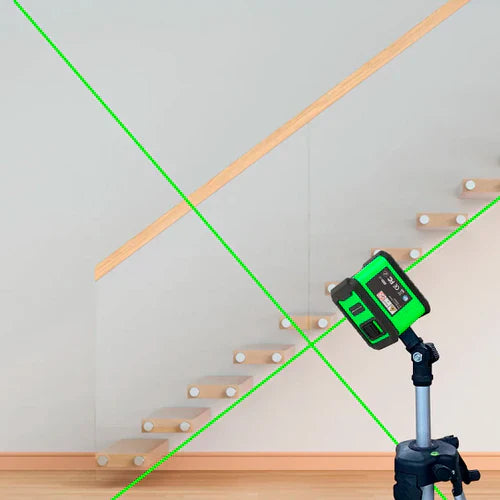 Nível Laser 360° Multifuncional de Alta Precisão - Ideal para Construção e Nivelamento