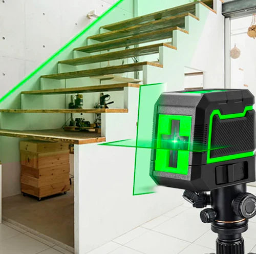 Nível Laser 360° Multifuncional de Alta Precisão - Ideal para Construção e Nivelamento
