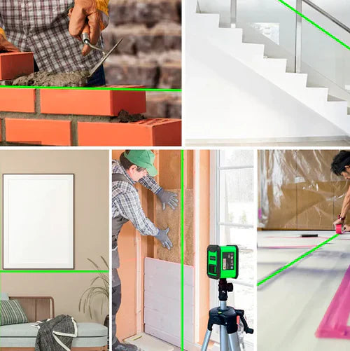 Nível Laser 360° Multifuncional de Alta Precisão - Ideal para Construção e Nivelamento