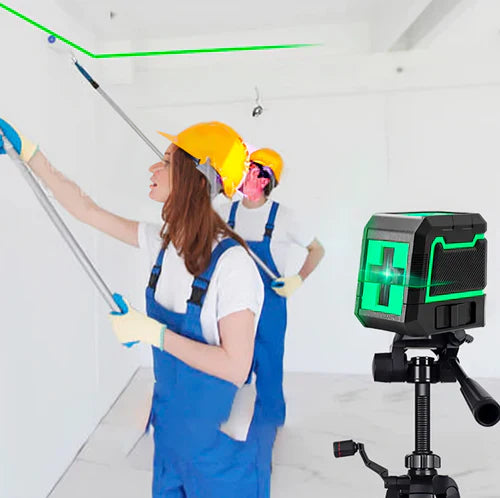 Nível Laser 360° Multifuncional de Alta Precisão - Ideal para Construção e Nivelamento