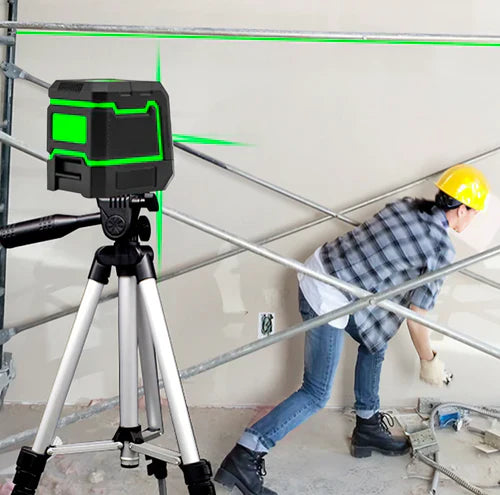 Nível Laser 360° Multifuncional de Alta Precisão - Ideal para Construção e Nivelamento