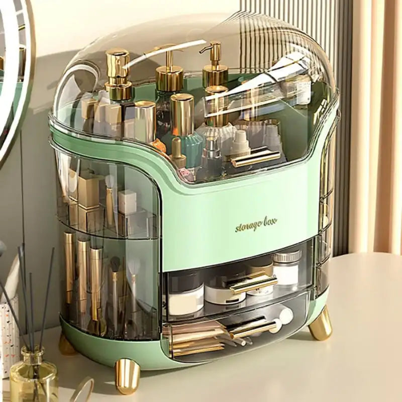 Organizador de Maquiagem Acrílico com Compartimentos para Cosméticos