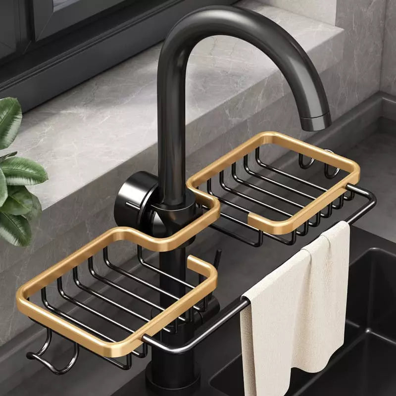 Organizador de Pia con Soporte para Esponja - Accesorios de Cocina Prácticos