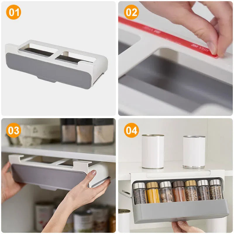 Organizador de Temperos com Gaveta - Prático e Funcional
