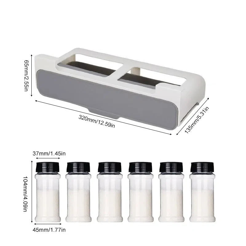 Organizador de Temperos com Gaveta - Prático e Funcional