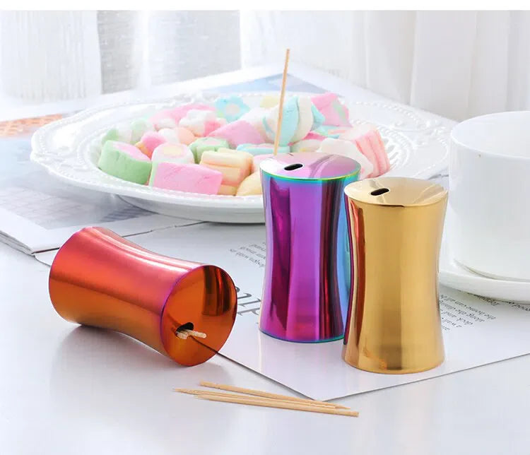 Paliteiro Cromado de Luxo Colorido