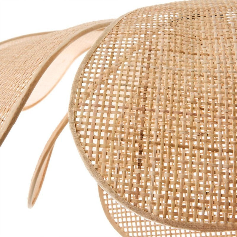 Pendente Rústico de Rattan em Forma de Pétala - Luminária Decorativa