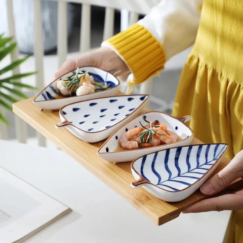 Petisqueira de Cerâmica para Aperitivos e Snacks - Ideal para Festas e Reuniões