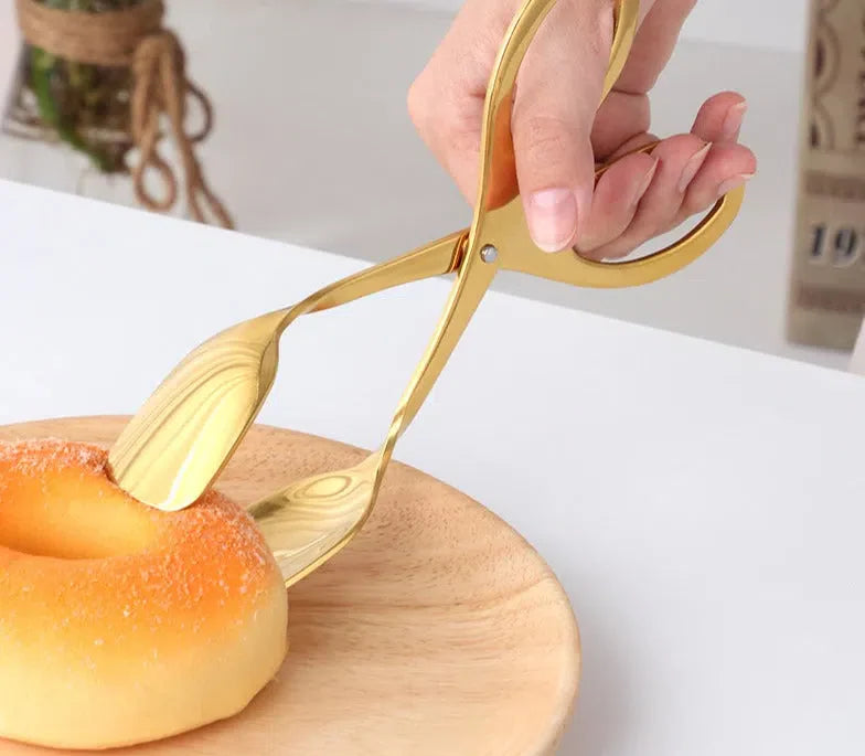 Pinça de Aço Inoxidável para Cozinha - Utensílio de Cozinha Durável