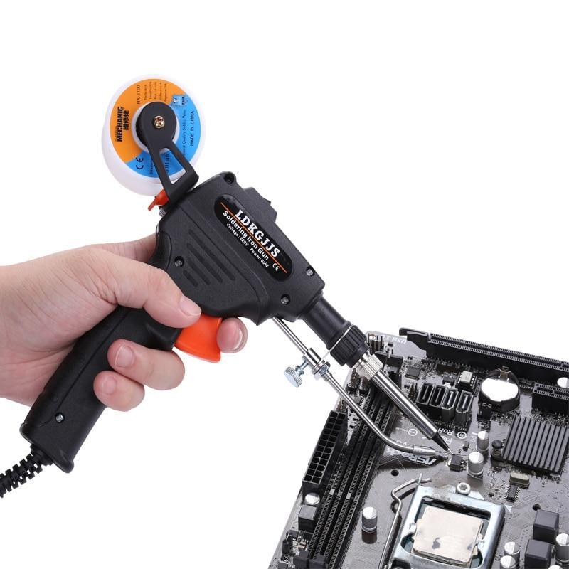 Pistola de Soldagem Automática com Controle de Temperatura - Ferramenta de Solder Profissional