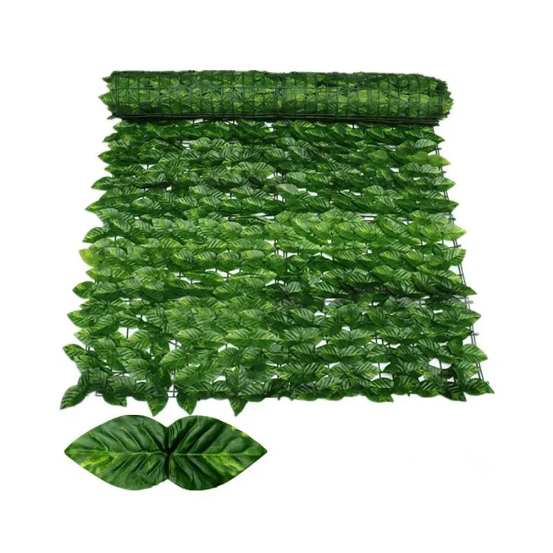 Placa de Folhagem Artificial Decorativa para Ambientes Internos