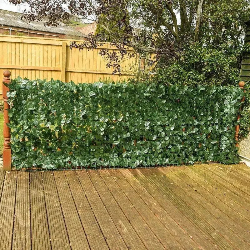 Placa de Folhagem Artificial Decorativa para Ambientes Internos