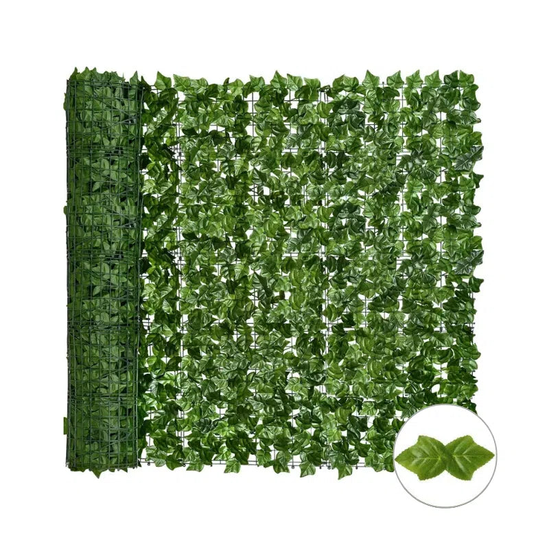 Placa de Folhagem Artificial Decorativa para Ambientes Internos