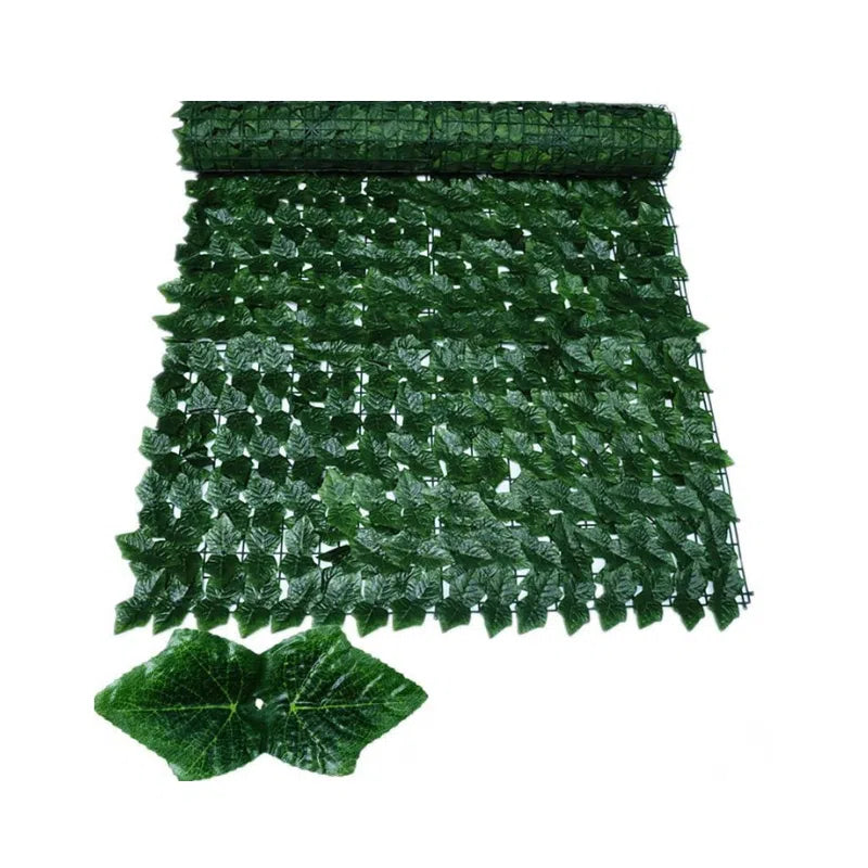 Placa de Folhagem Artificial Decorativa para Ambientes Internos