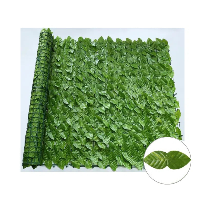 Placa de Folhagem Artificial Decorativa para Ambientes Internos