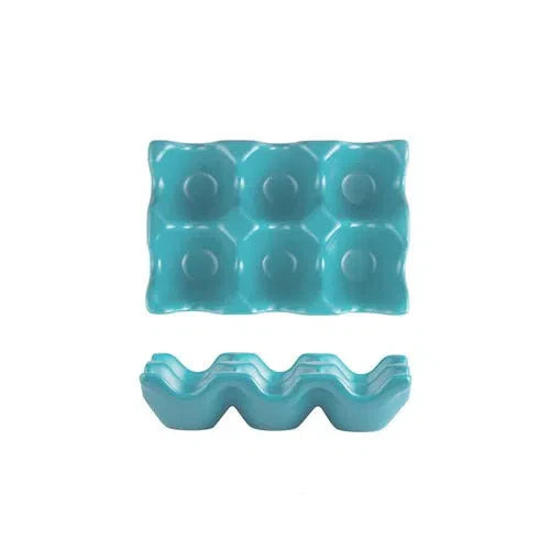 Porta Ovos de Cerâmica para 6 Ovos - Armazenamento Elegante e Prático