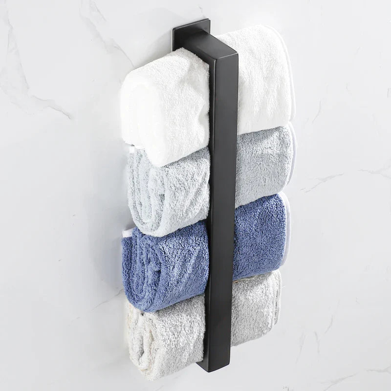 Porta Toalha para Lavabo em Aço Inoxidável - Acessório de Banheiro Moderno