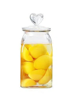 Pote de Vidro Hermético para Armazenamento - Opções de 660ml, 1400ml e 2000ml