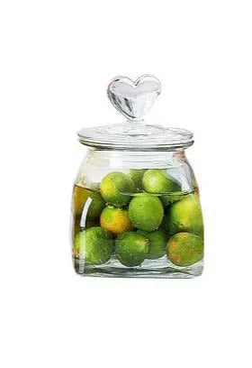 Pote de Vidro Hermético para Armazenamento - Opções de 660ml, 1400ml e 2000ml