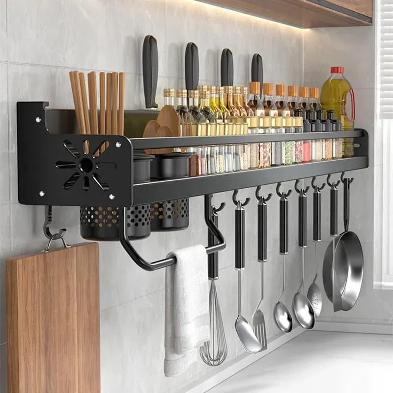 Prateleira Organizadora de Utensílios de Cozinha - Prateleira de Armazenamento para Cozinha