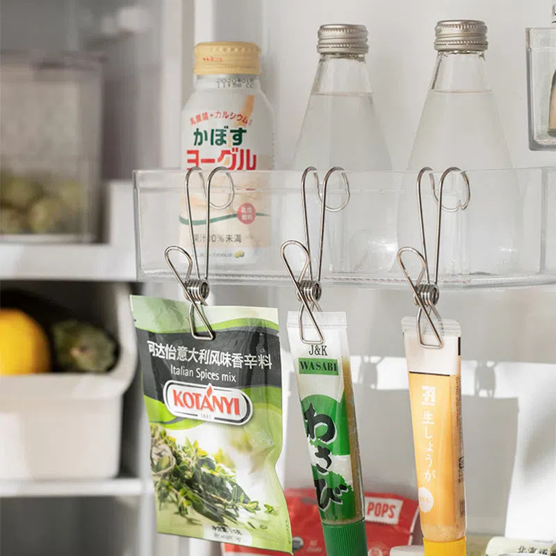Pregador Multiuso de Aço Inoxidável para Uso Doméstico e Profissional