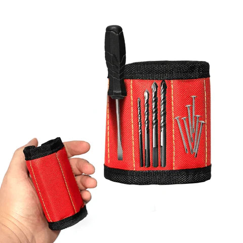 Pulseira Magnética para Ferramentas, Parafusos e Pregos - Acessório Prático e Organizador