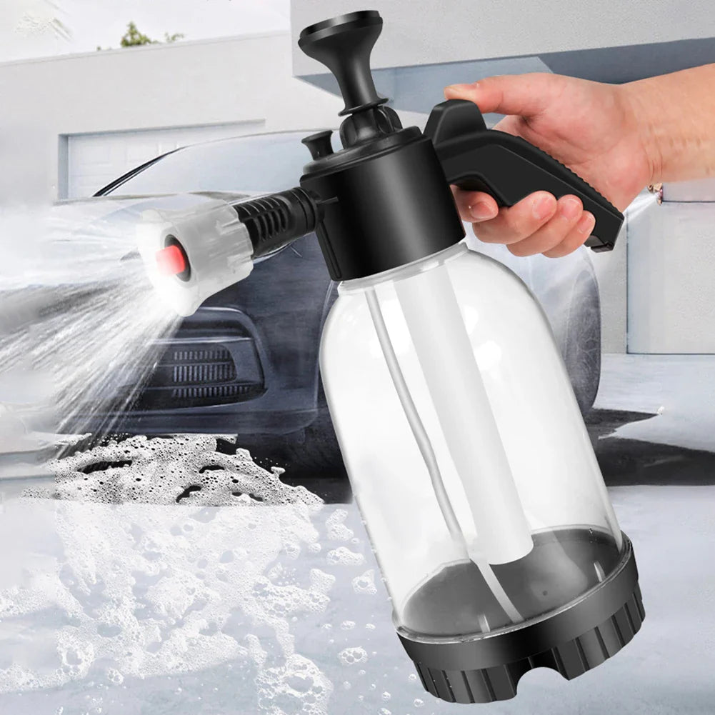 Pulverizador de Espuma Manual para Carros - Kit AutoClean com Acessórios Inclusos
