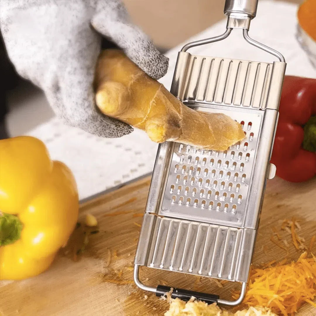 Ralador e Fatiador de Legumes Multifuncional - Utensílio de Cozinha Prático