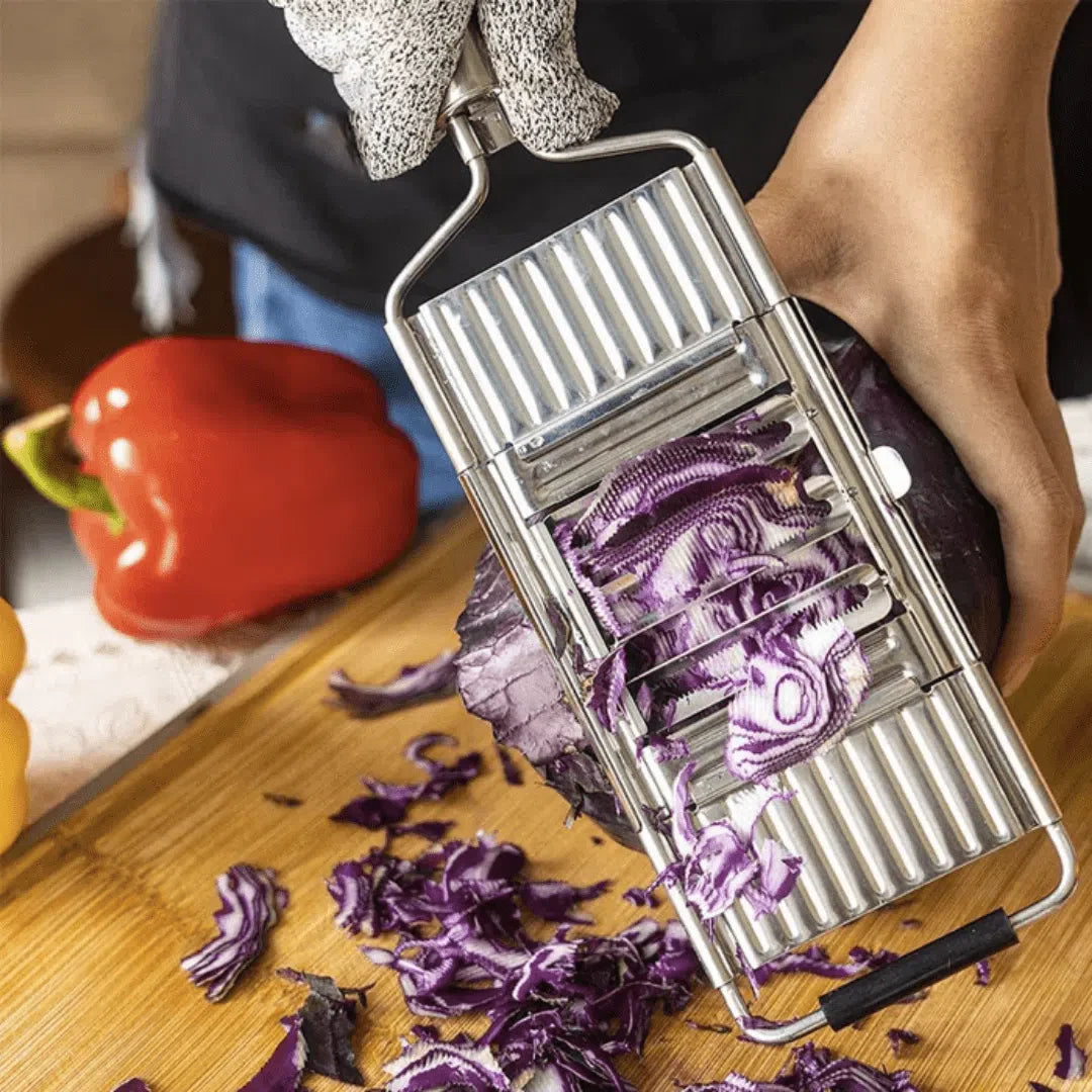 Ralador e Fatiador de Legumes Multifuncional - Utensílio de Cozinha Prático
