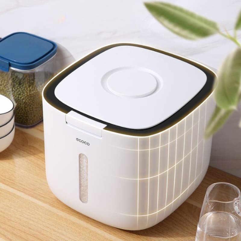 Recipiente para Armazenamento de Alimentos com Tampa Automática