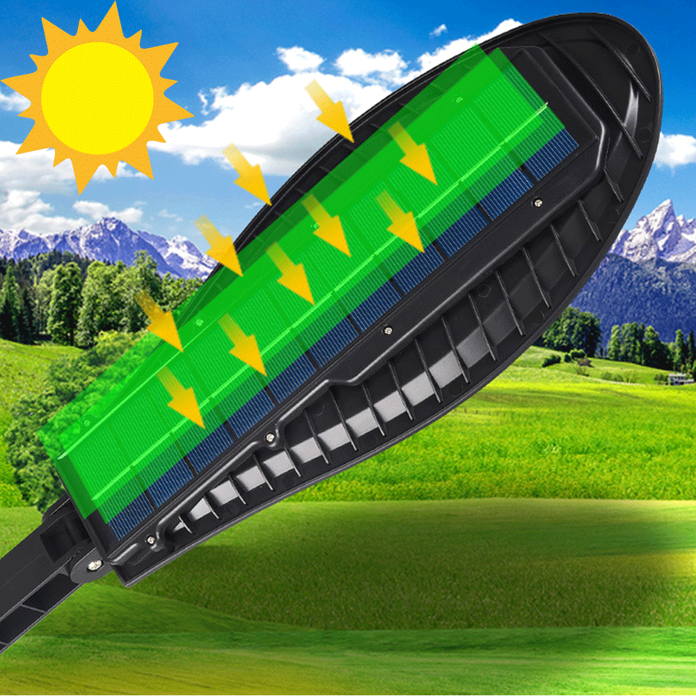 Refletor Solar LED 500W com Controle Remoto - Iluminação Eficiente e Sustentável