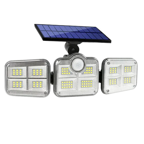 Refletor Solar LED 800W com 3 Cabeças - Iluminação Ecológica