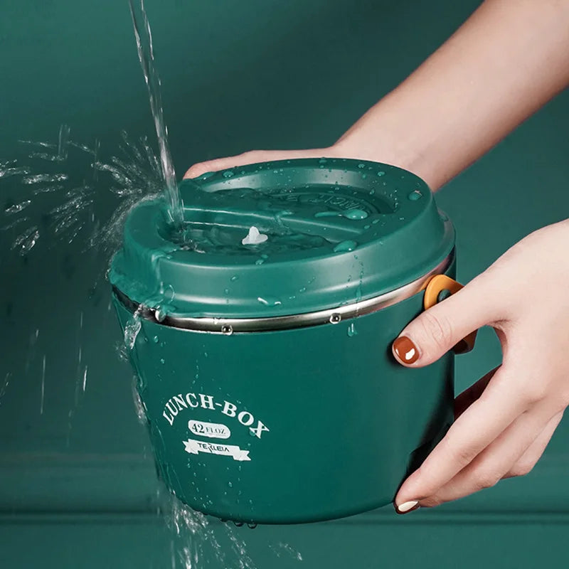 Marmita Térmica Elétrica de Aço Inoxidável 12V 24V 110V 220V para Carro, Casa, Piquenique