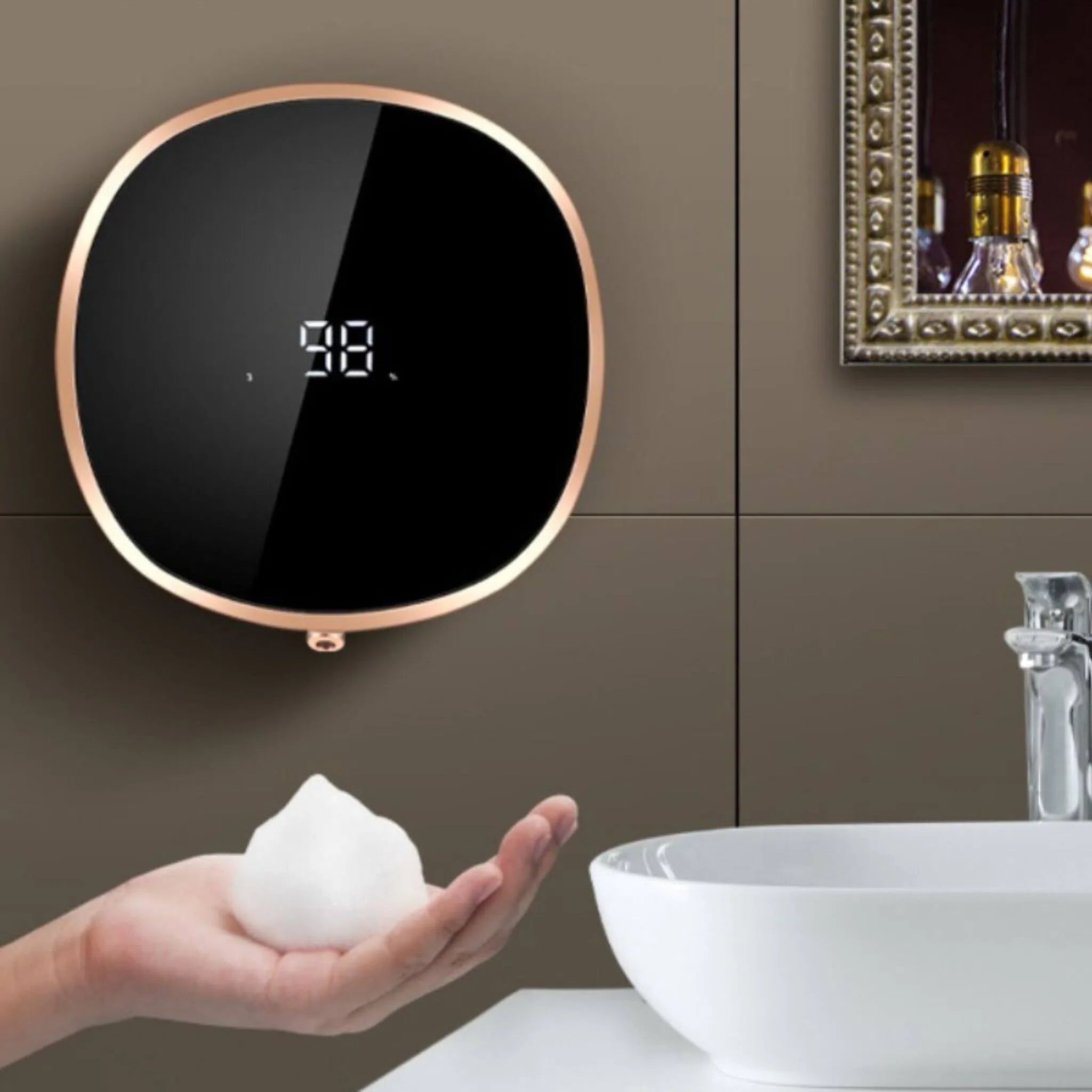 Saboneteira Inteligente com Sensor de Presença para Banheiro