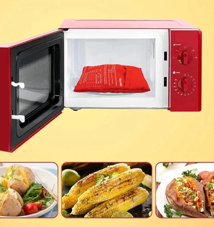 Saco para Cozinhar Batatas no Micro-ondas - Prático e Reutilizável