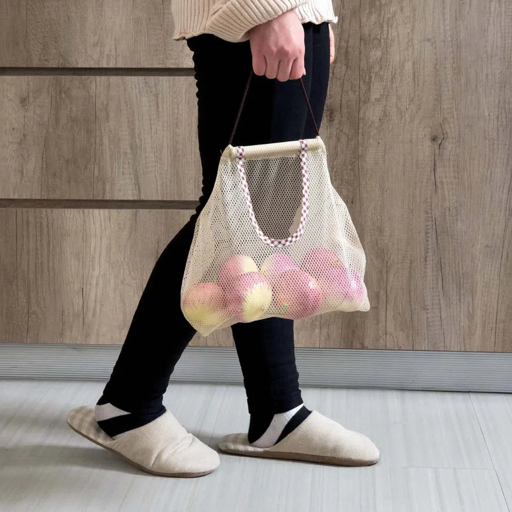 Sacola de Malha Reutilizável para Compras e Armazenamento - Eco-Friendly